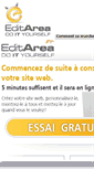 Mobile Screenshot of editarea.fr